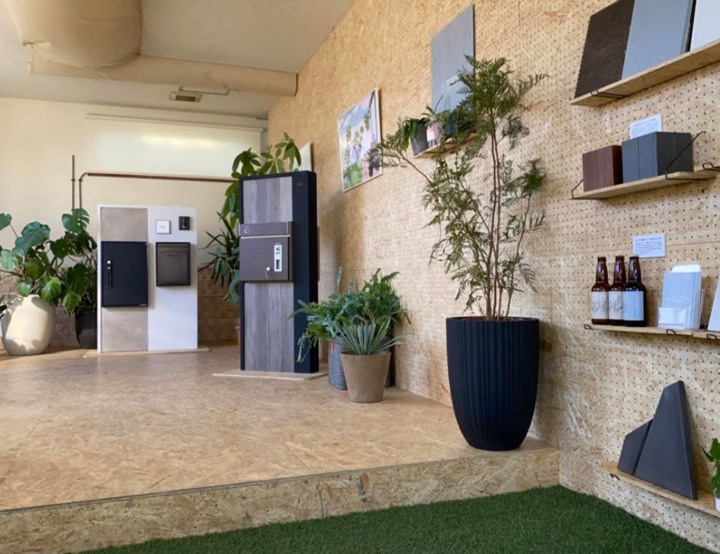 埼玉工場自社製品ショールーム