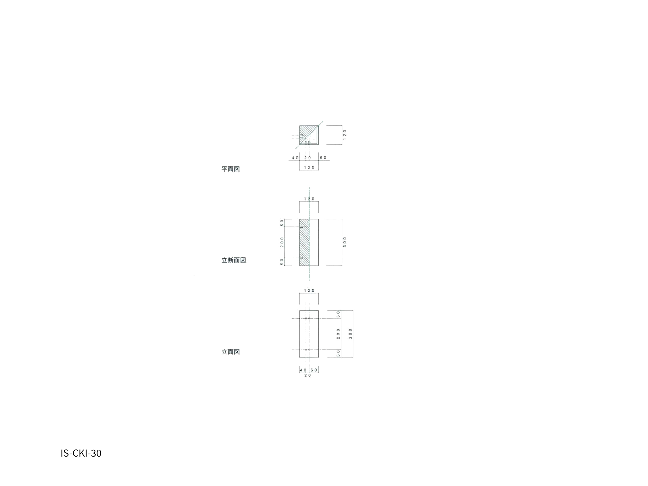 インディア 直角入隅寸法図